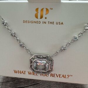 Bomb Party April Birthday 2026 Silver Necklace with Rhodium Plating